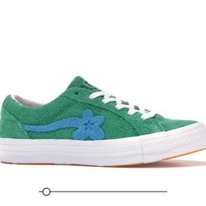Green and Blue Golf Le Fleurs Converse x Tyler the Creator